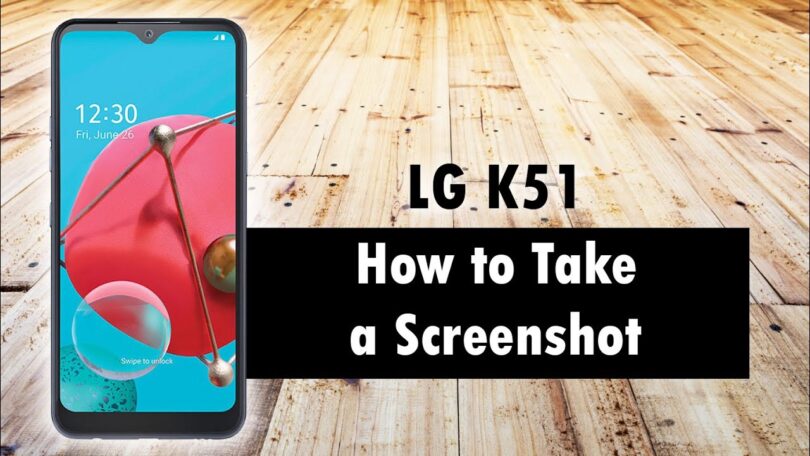 How to screenshot on LG K51